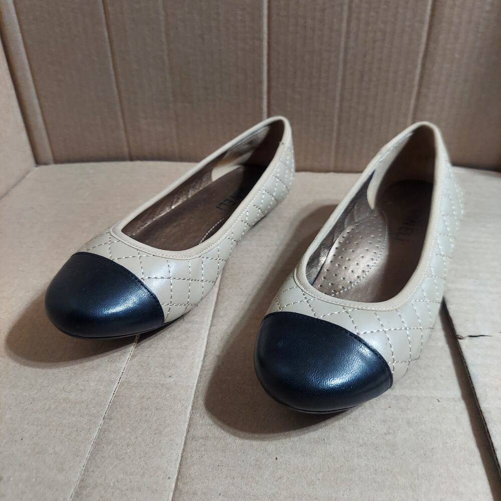 Vaneli Serene Women's US 4.5 M Pudding Black Ballet Flats Ballerina Shoes NWOT
